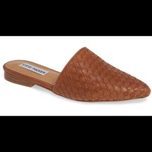 Steve Madden Leather Timid Woven Mule 8.5
